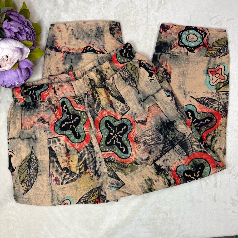 Boutique Abstract Patterned Pants - image 4